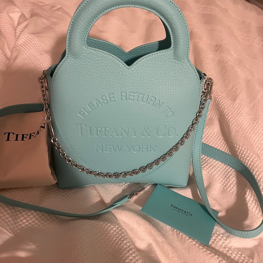 Tiffany & Co. Aqua Mini Bag with Chain